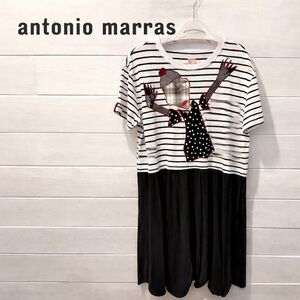 ANTONIO MARRAS – Black & White Dress, Size IT 42 Summer 2021 Collection